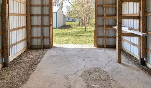Pole Barn Interior