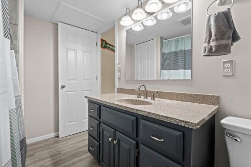 Need a 2nd bathroom? The lower level bathroom fits the bill with a shower and an expansive counter..jpg