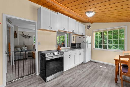 Looking for a kitchen with a high ceiling, abundant light and still connected to everyone? This is it!.jpg