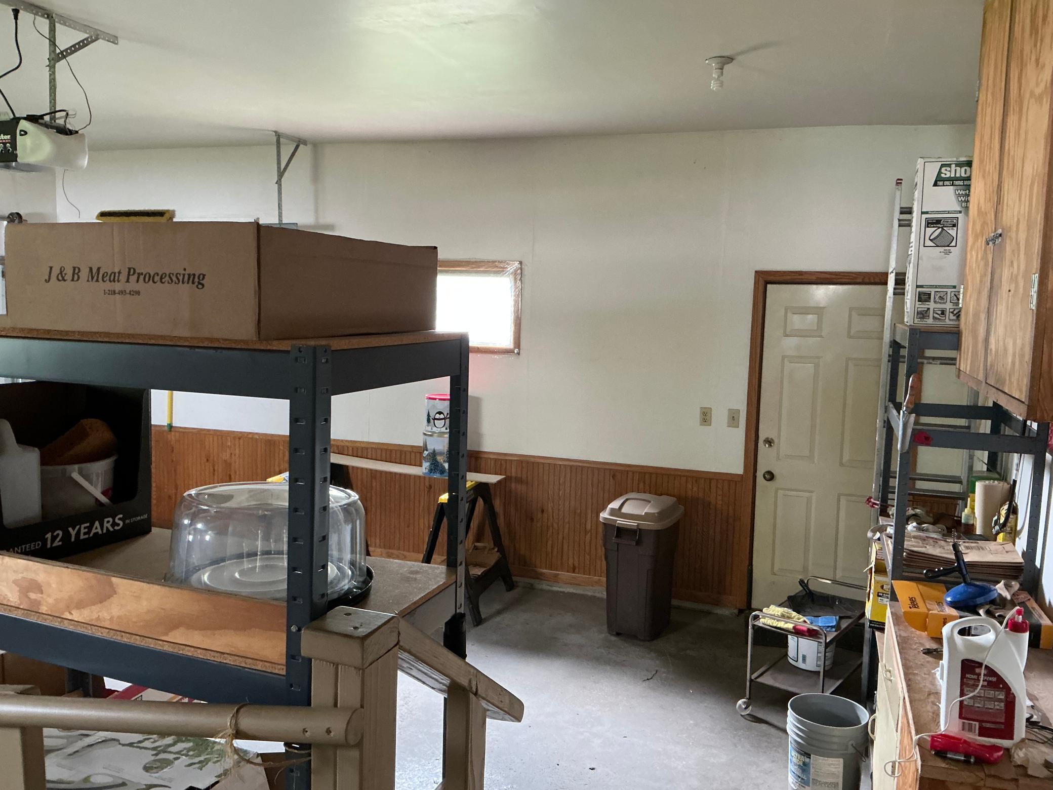Service door in Garage