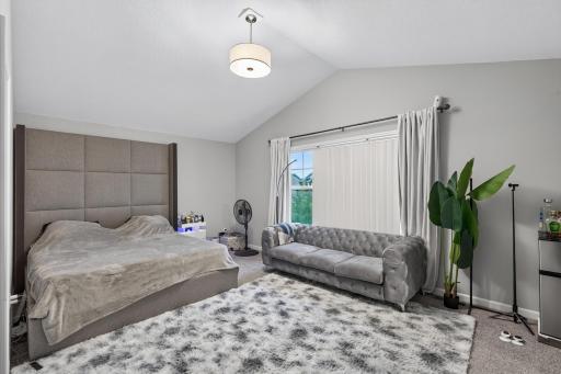 Large, spacious master bedroom!