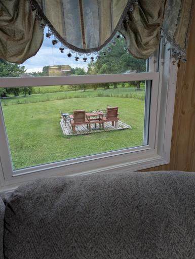 View from living room