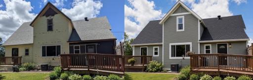 This 3 bed, 2 bath vintage home is full of character and screams POTENTIAL! (First pic is AI enhancement of completed siding and windows.)