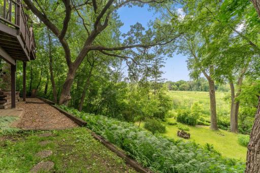 View to the park and trails
