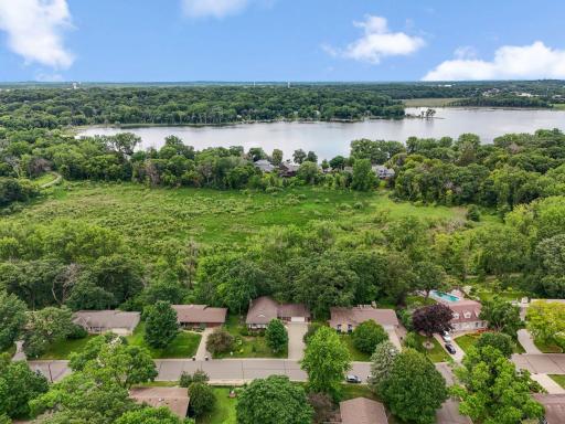 Drone view to Snail Lake