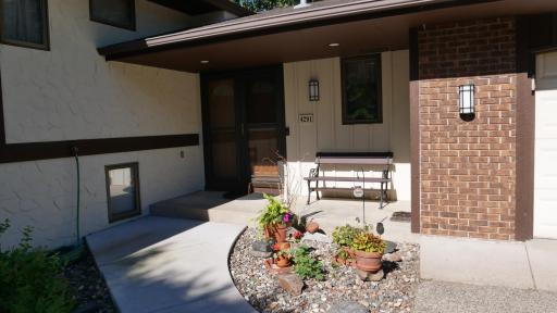 Front Entry and Sitting Porch