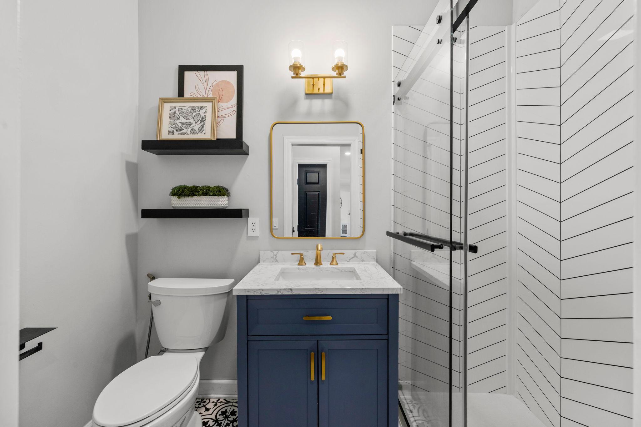 Main-level 3/4 bath remodel in 2024