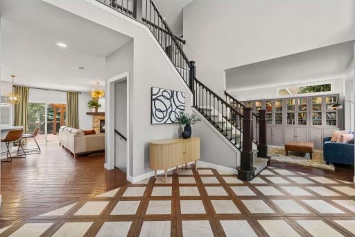 Two-story foyer