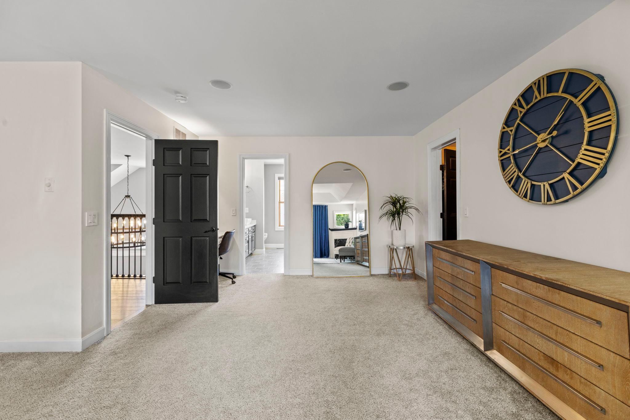 Primary into bathroom and walk-in closet