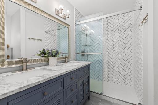 Upper-level 3/4 bathroom remodel 2024