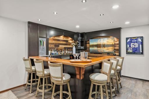 Lower-level wet bar