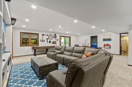 Lower-level family room
