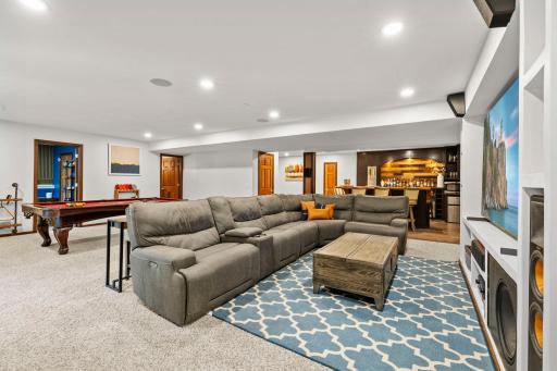 Lower-level family room