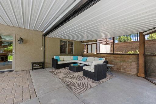 Lower-level patio