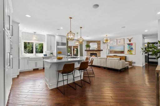 Kitchen to living room