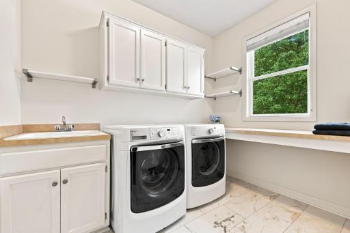 Spacious Landry room with everything you need