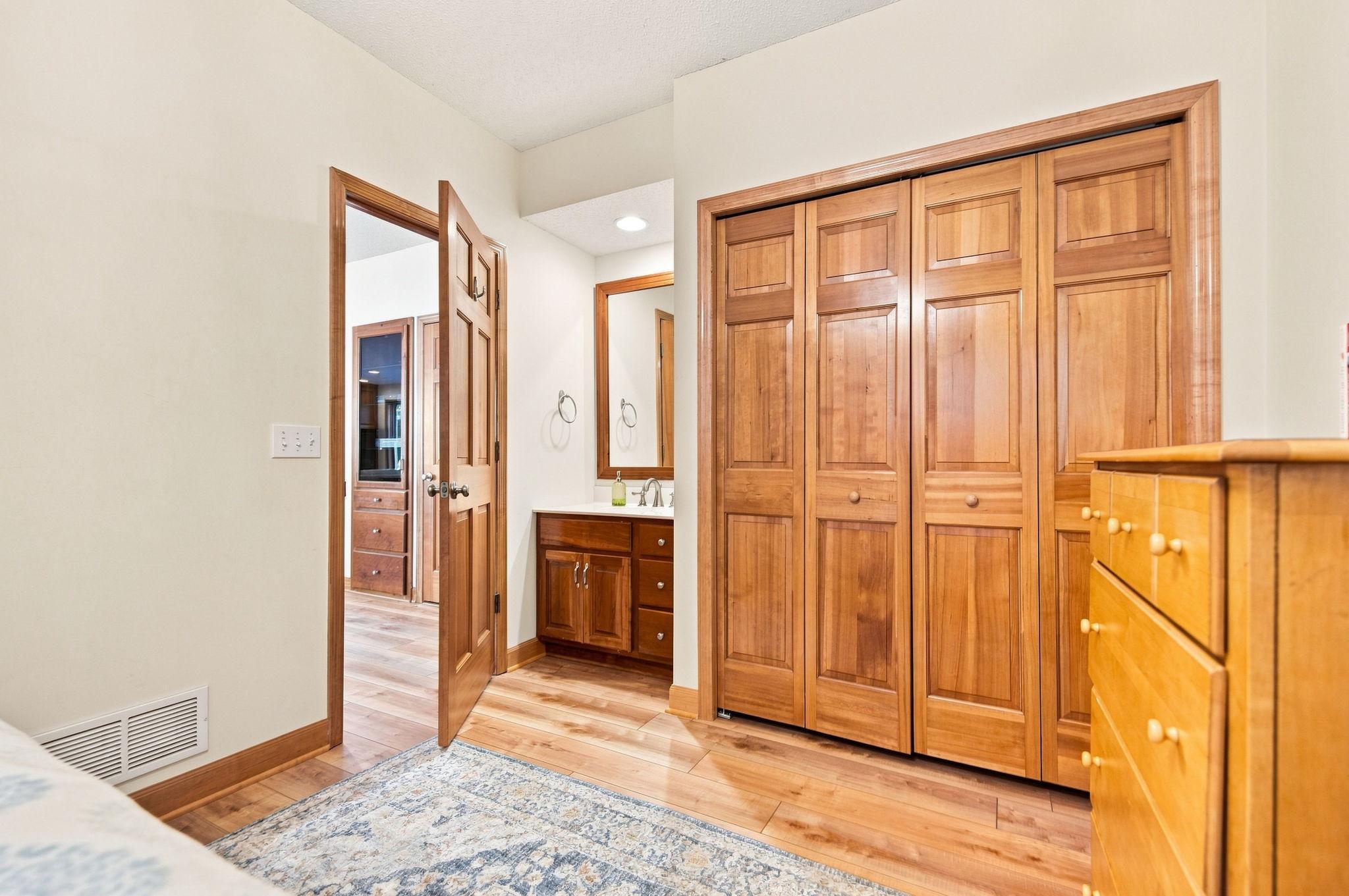 #5 Bedroom has an on-suite sink