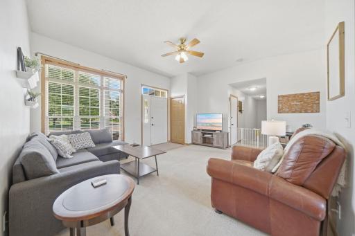 Check out all the natural light pouring in from the huge window