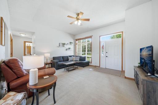 The large living space is excellent for relaxing or entertaining