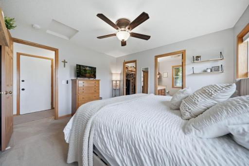 Comfort at it's best! Tucked away from the other main level bedrooms.