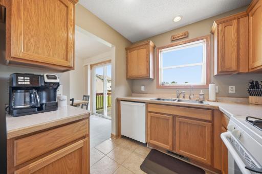 Don't you just love it when you don't have to stare at a wall while doing dishes?