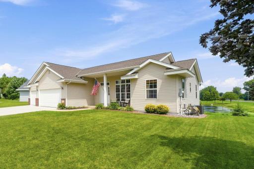 You will love the large, lot with pond views!
