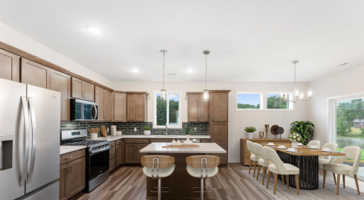 Kitchen and dinette.