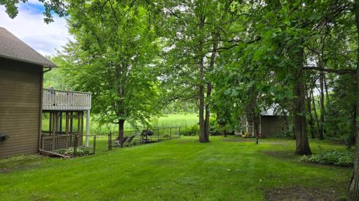 Private yard area with seperate fenced space