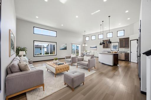Virtually Staged Great Room