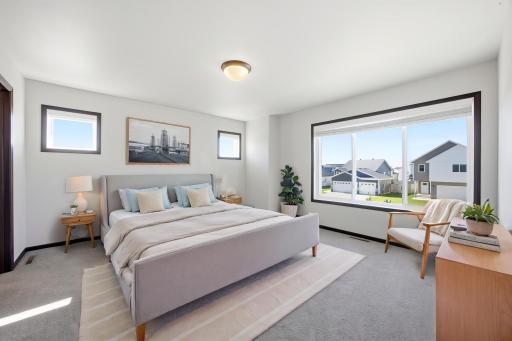 Virtually Staged Owner's Suite