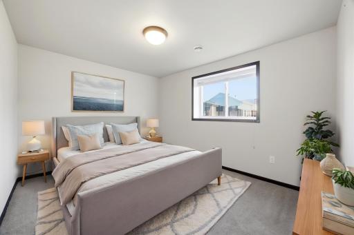 Virtually Staged Bedroom 4