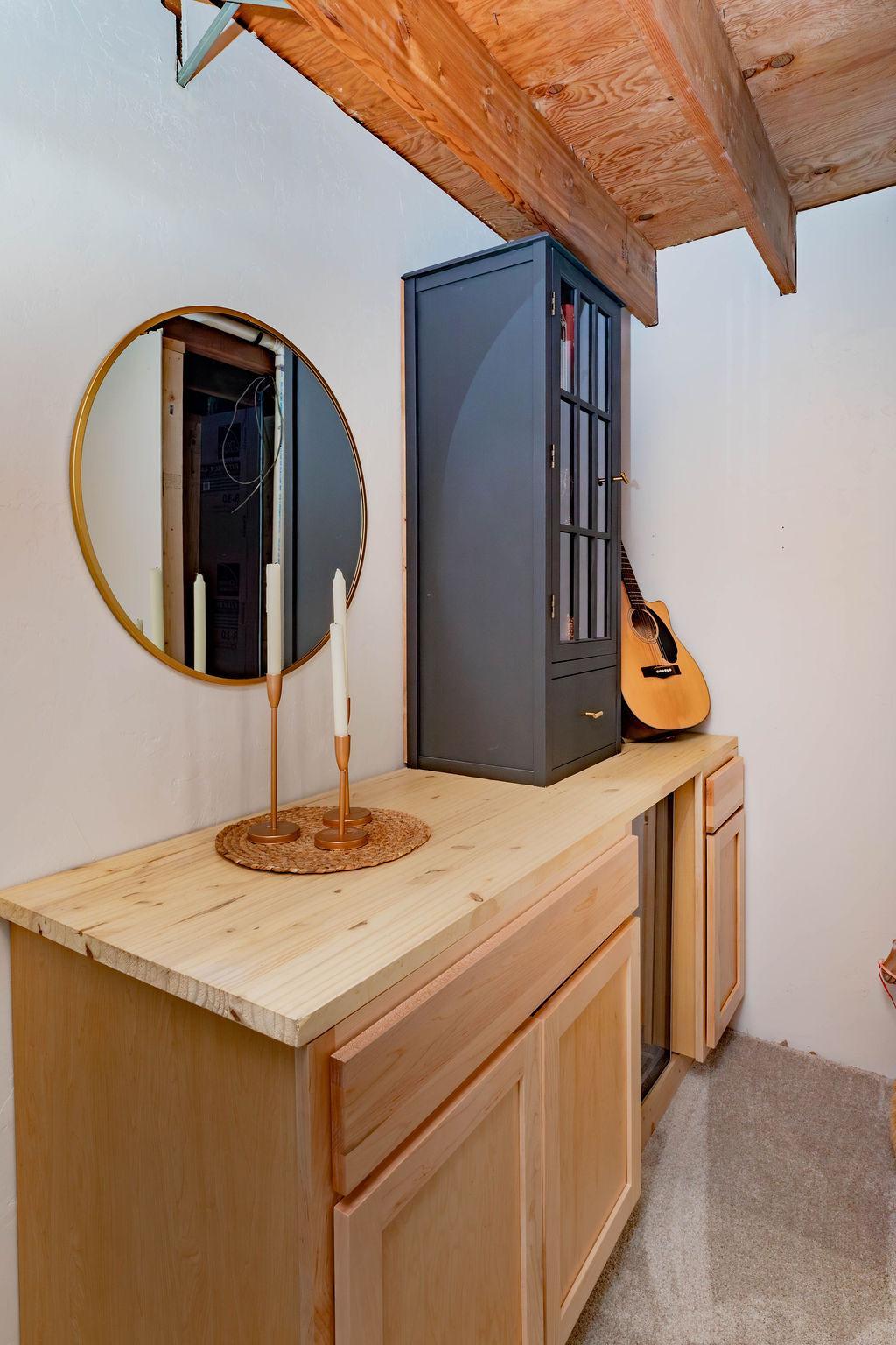 Basement cabinetry