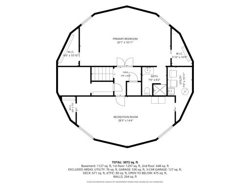 Lower level, Primary Bedroom, Family Room