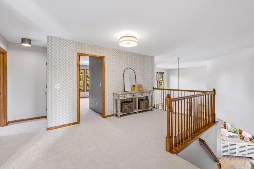 Upper level loft area. New carpet, new lighting.