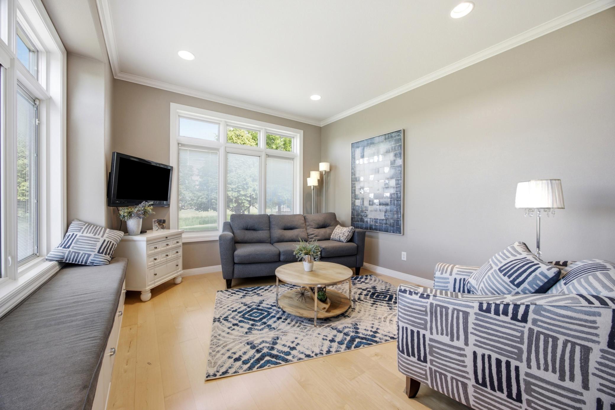 Sunroom off kitchen