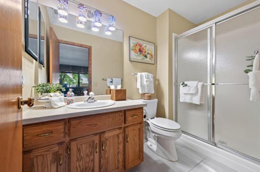 Lower level 3/4 bath