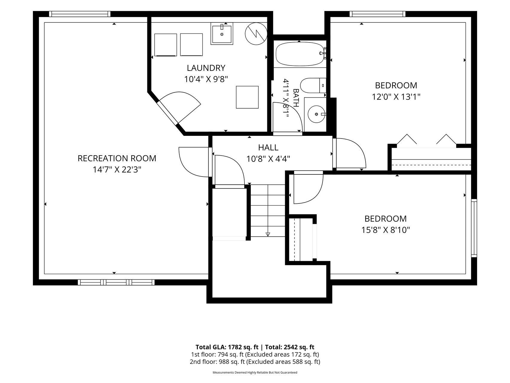 Lower Level Floor Plan