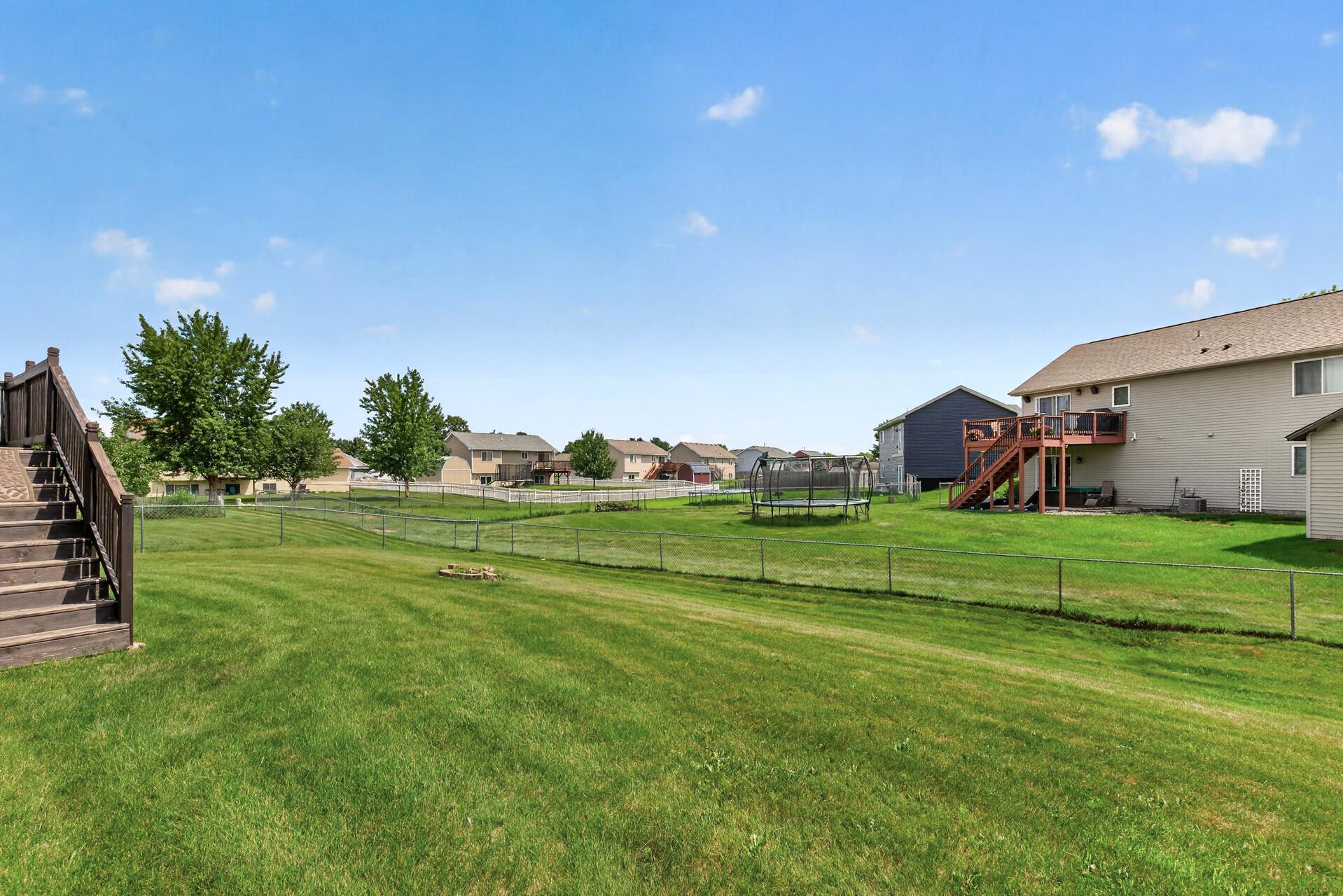 You will love family sports in this great big yard! Fully fenced for privacy!