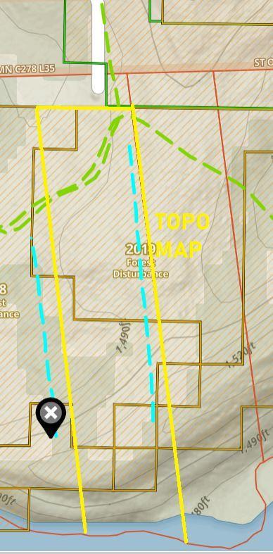 4.4 acres Lot 5 Pequaywan Lake TOPO MAP.JPG