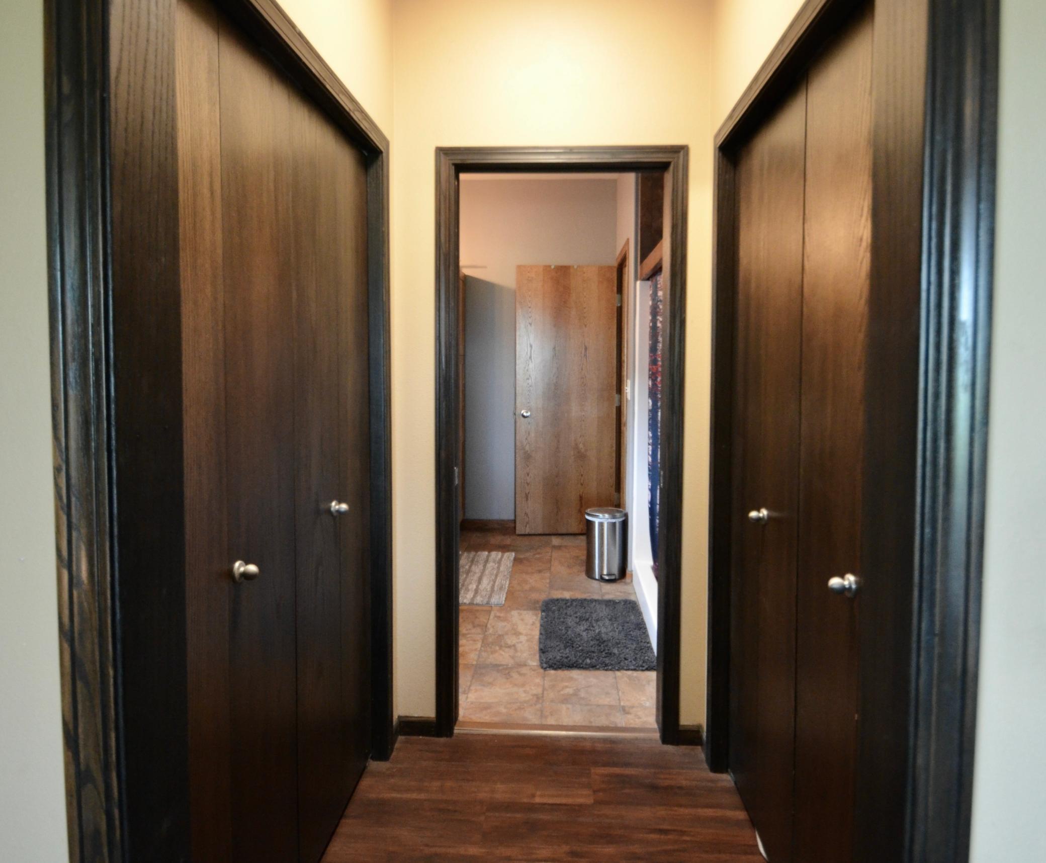 Closet walk through to bath