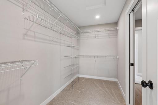 You will definitely stay organized with this walk in closet!