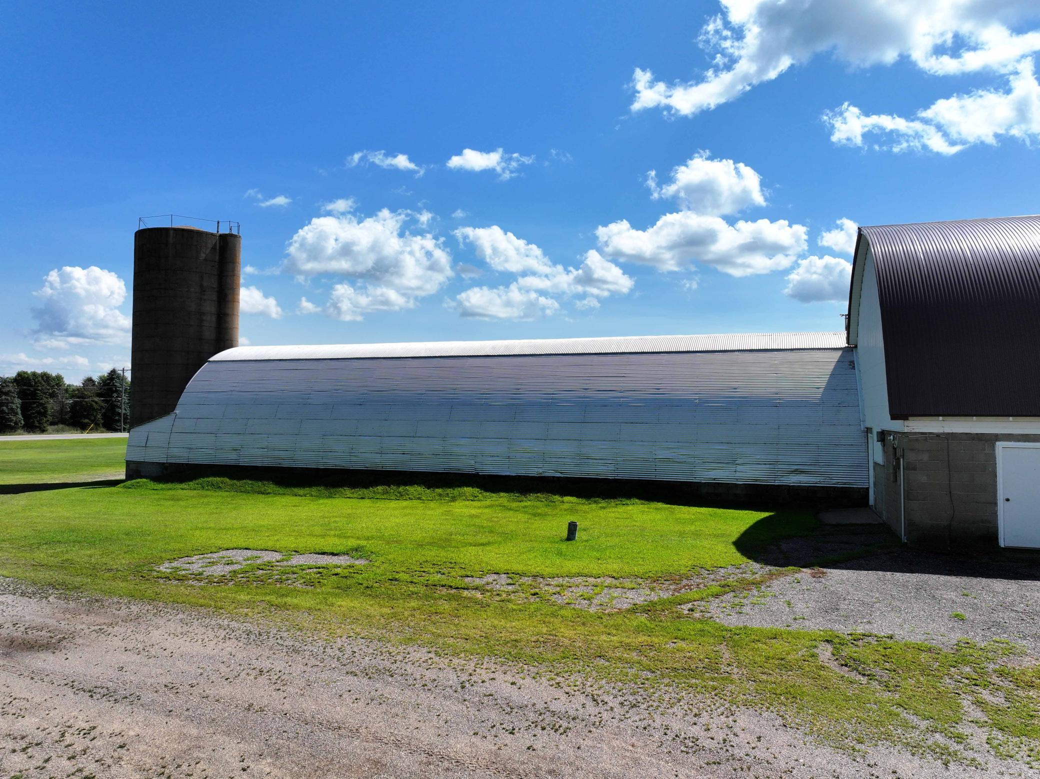 Quonset and silo included!