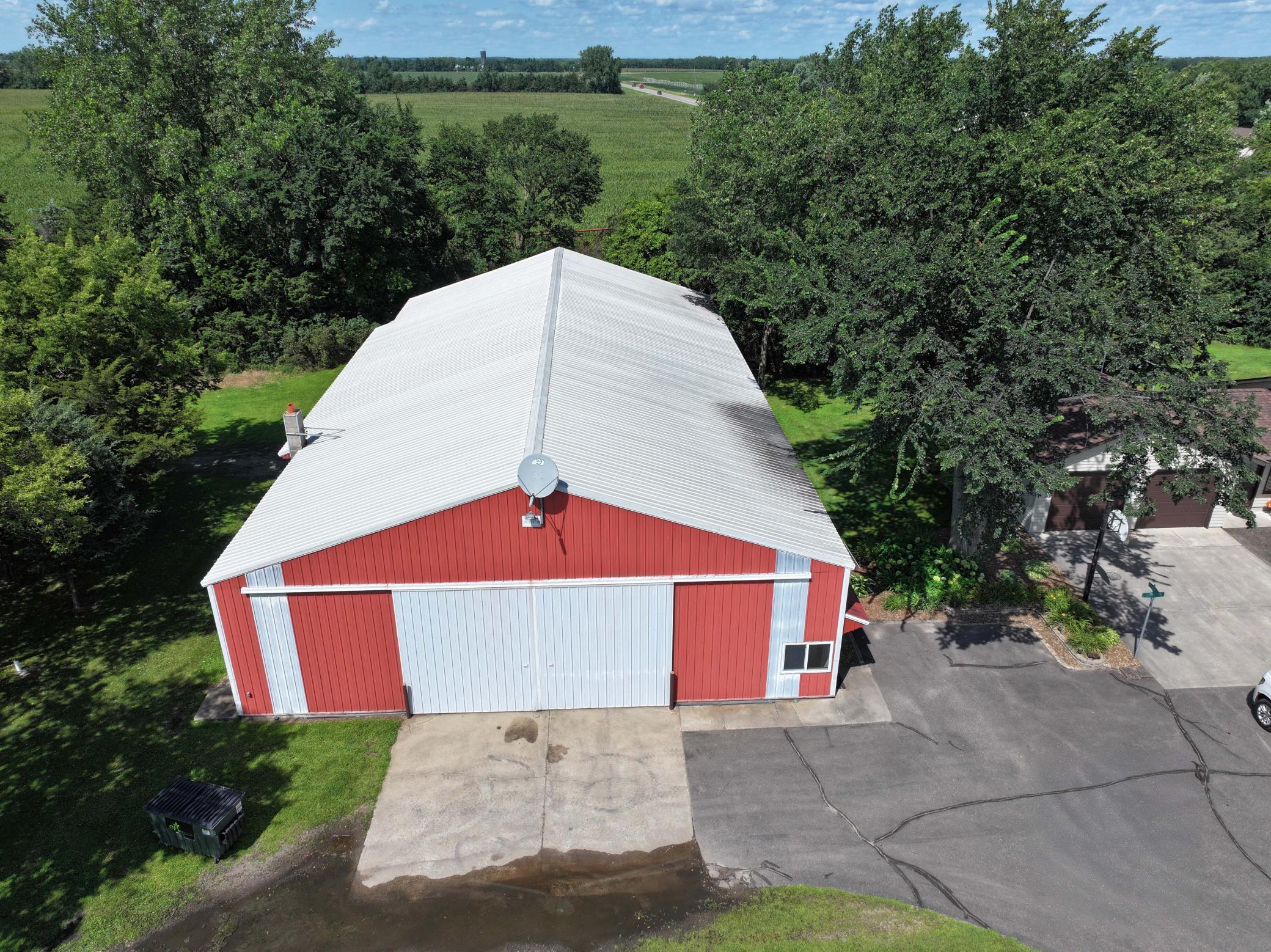 Heated shop, office, and bathroom + cold storage