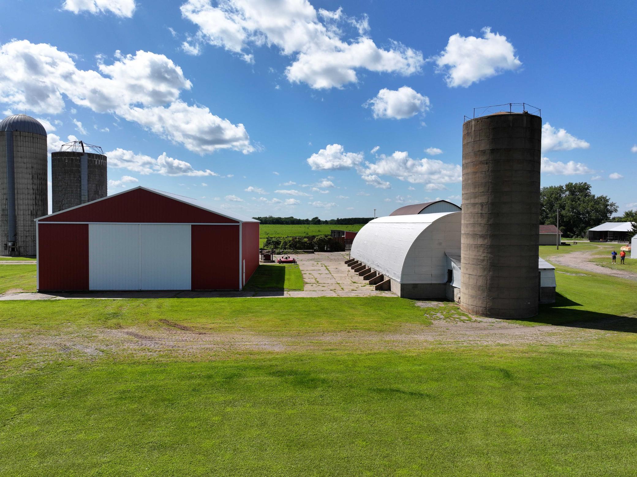 Included 64x48 Outbuilding with 16' side walls