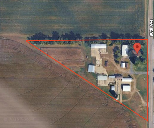 Approximately 10 acres, Property lines are estimate.