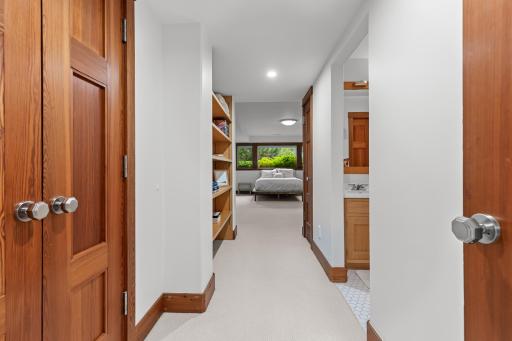 Lower level third bedroom with ensuite bathroom