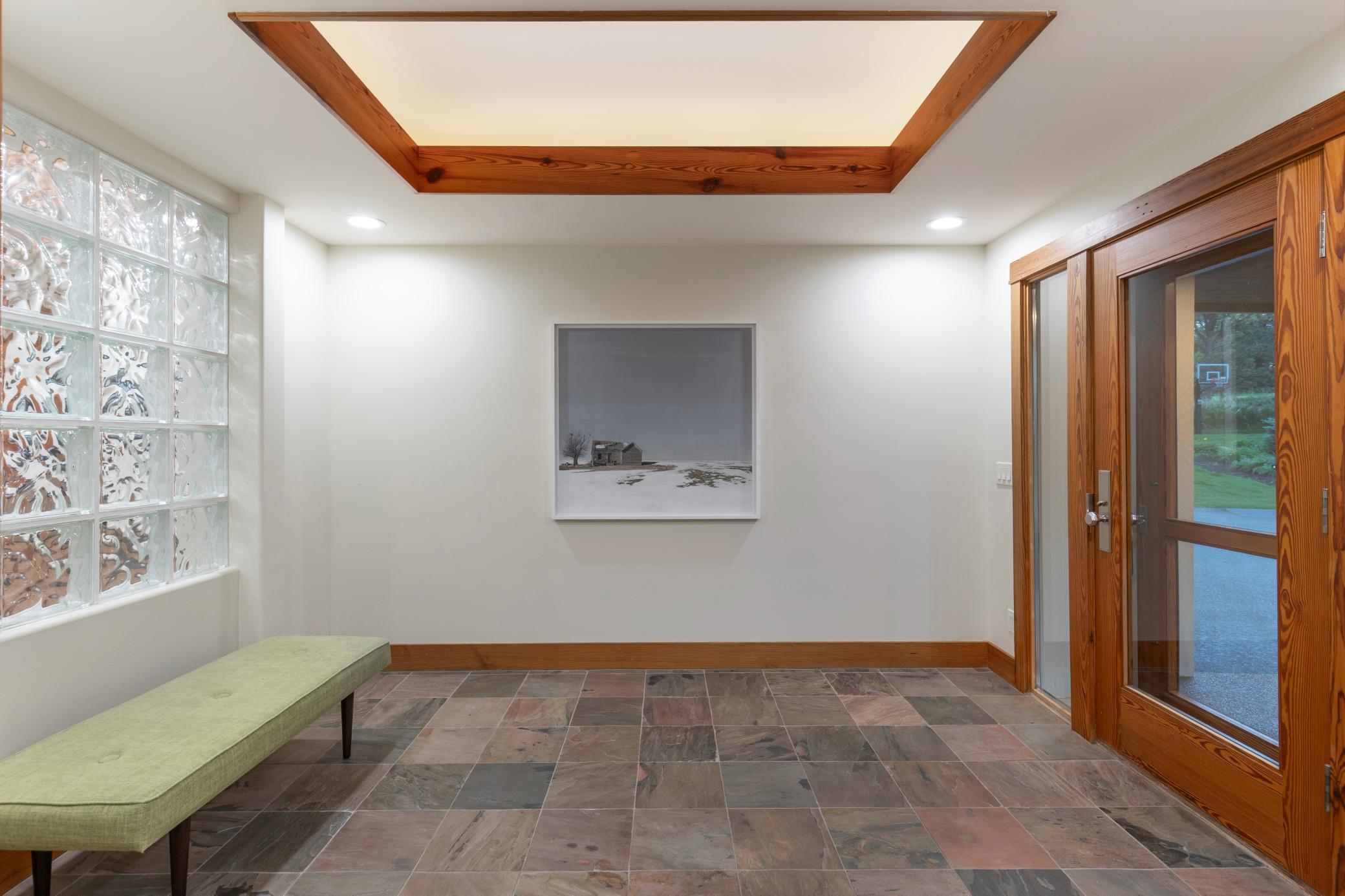 Natural light and glass block grace entries and exits