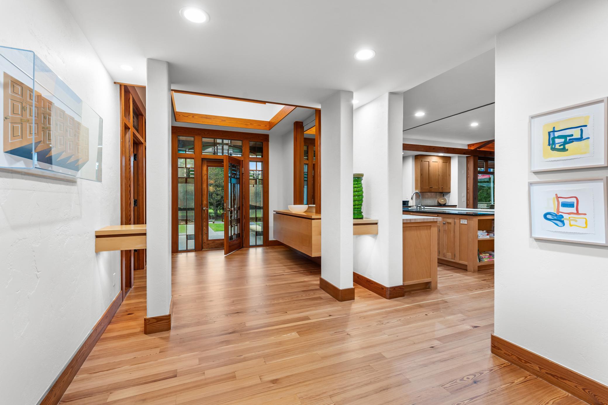 Heart pine floors crafted from heartwood of old-growth longleaf pines