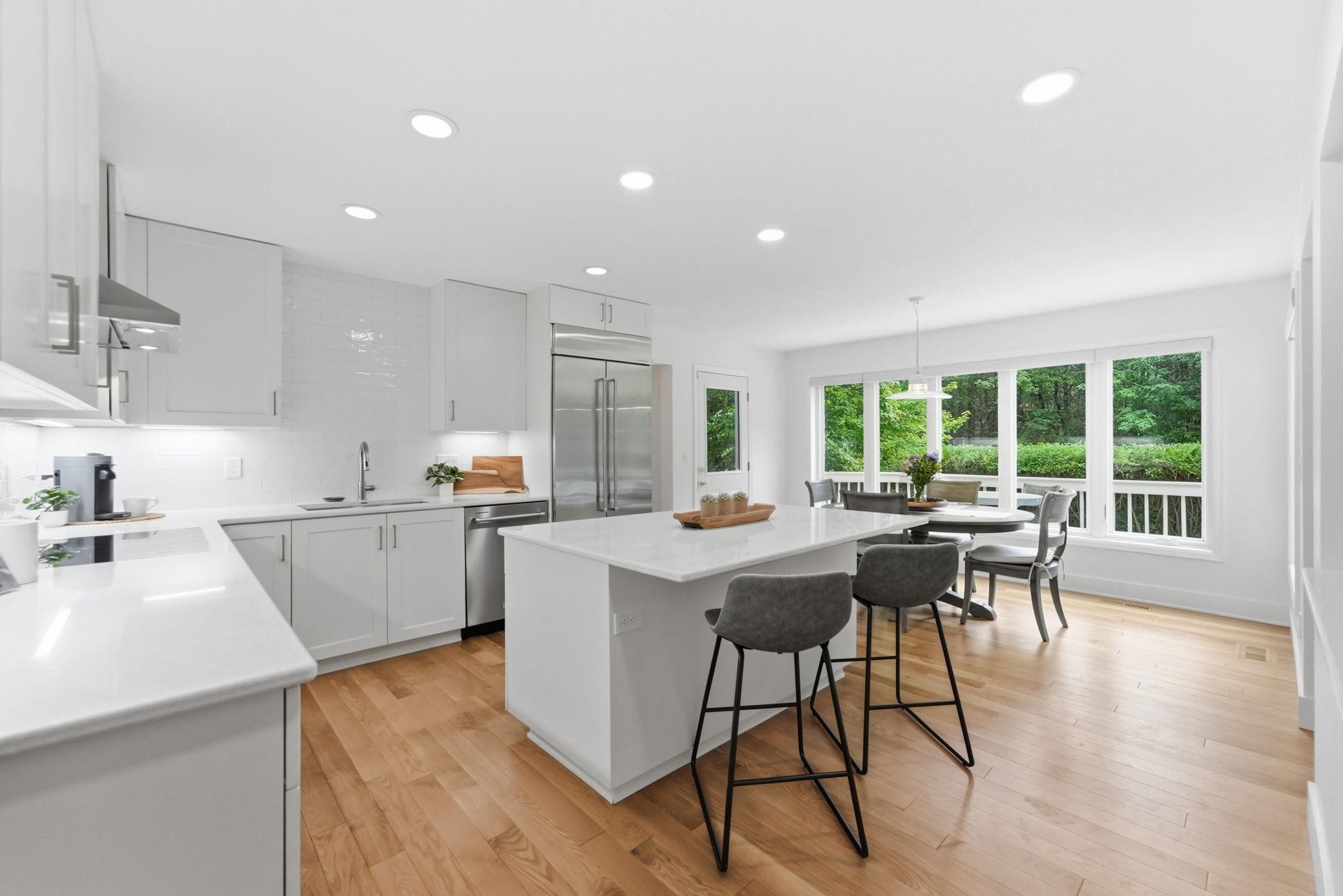 Stunning kitchen shines.