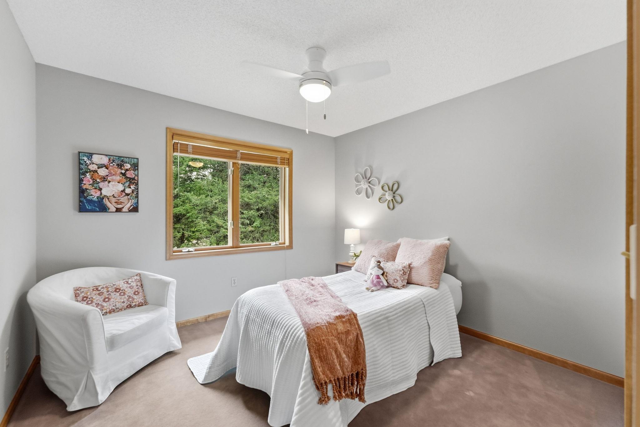 Upper level bedroom three.